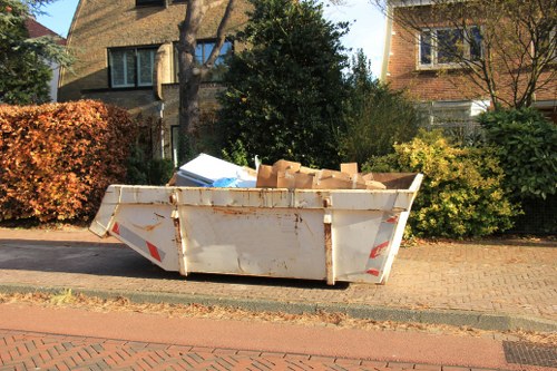 Donated furniture being transported in Tottenham
